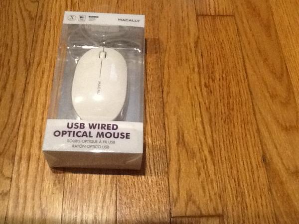 MACALLY USB Wired Optical Mouse